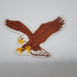 Embroidered Bald Eagle Sew On Patch  3" Wide